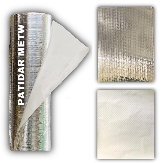 Laminated Metalized Film With Hdpe Woven Fabric